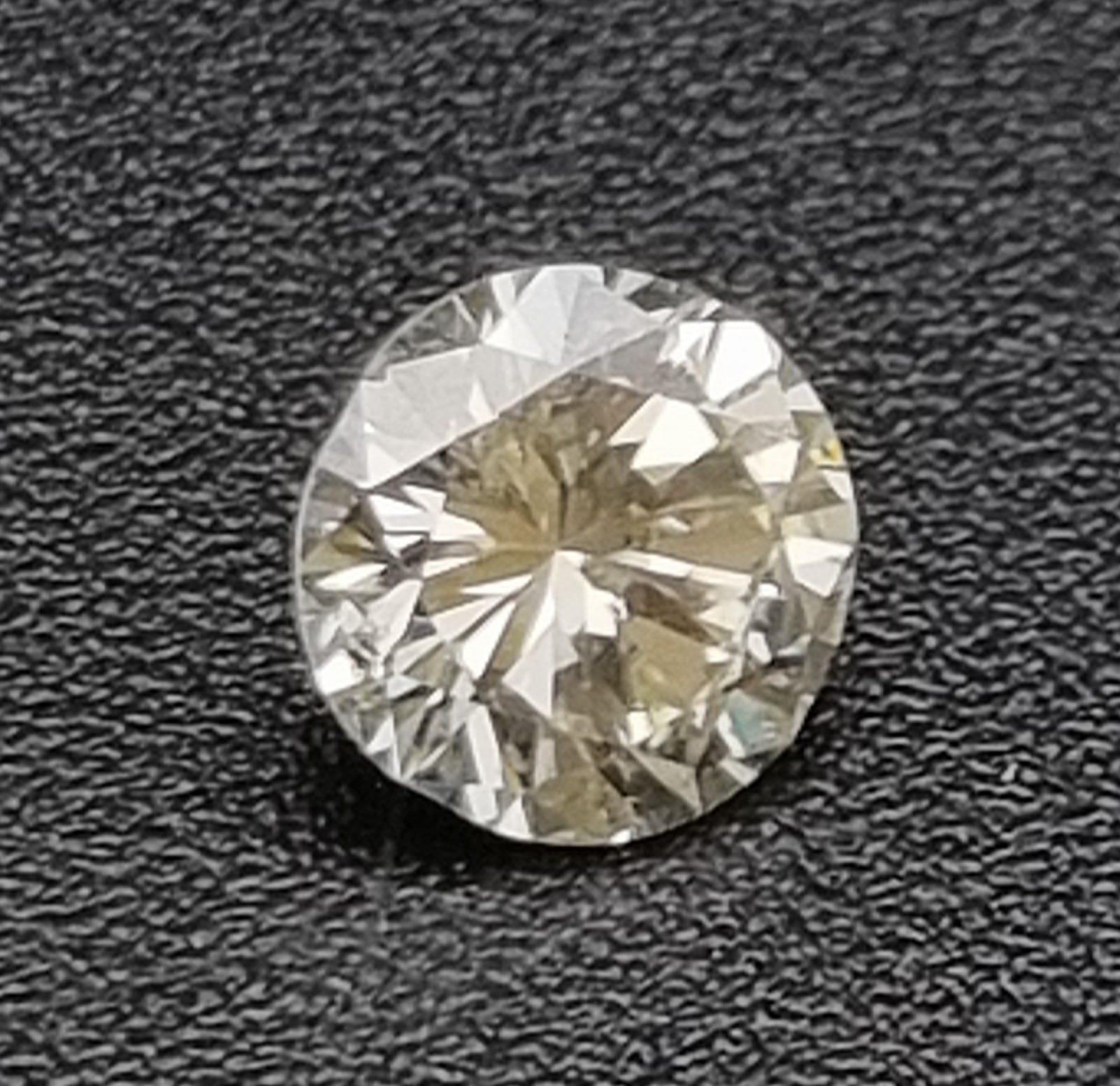 A BRILLIANT CUT QUALITY DIAMOND SINGLE STONE .86CT - Bild 2 aus 4