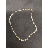 Amazing solid 18ct yellow gold hallmarked chain or necklace with 28 large link LENGTH. 50.4 cm