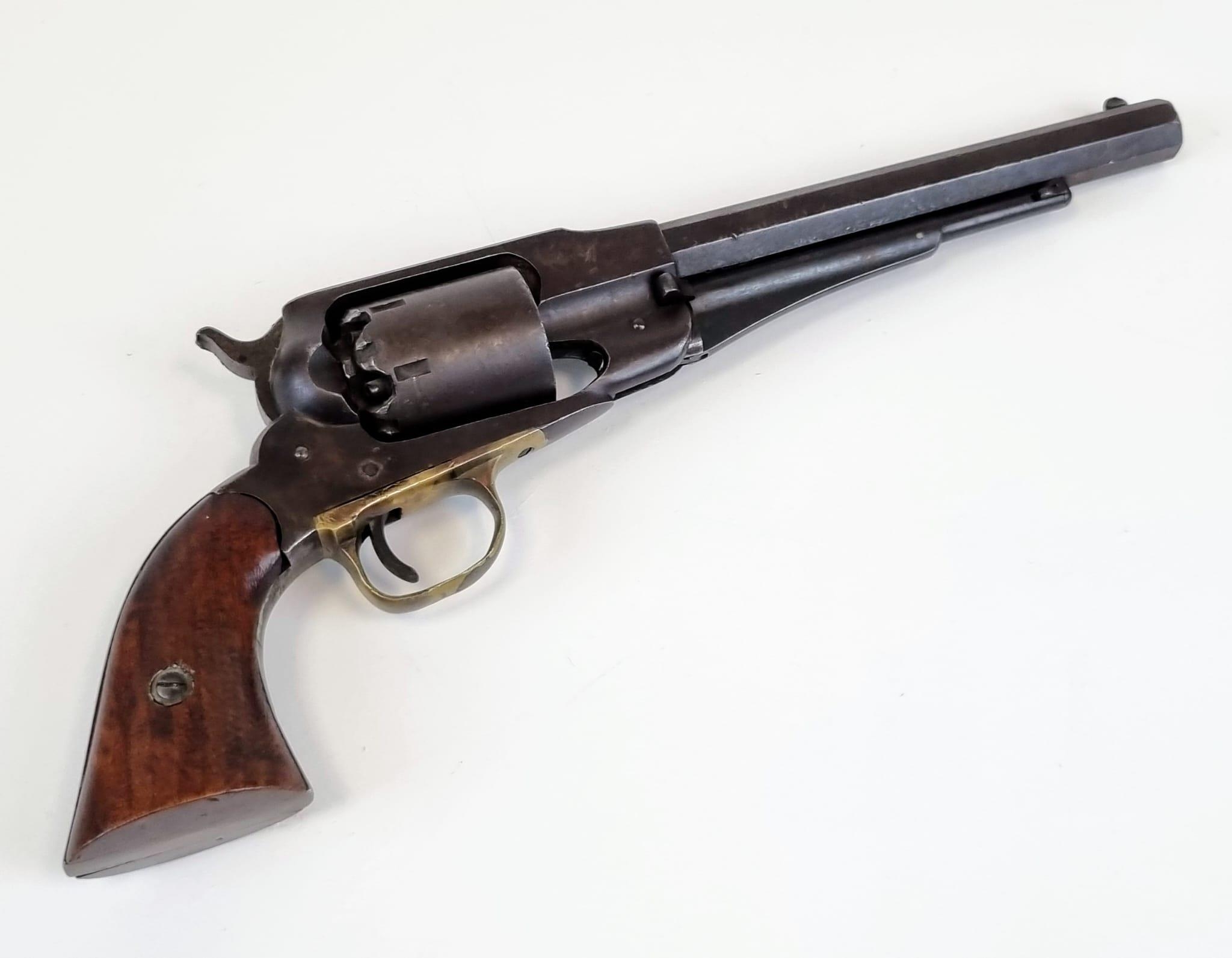 A Black Powder Remington Model 1858 Old Army Revolver. This .44 calibre pistol was manufactured in