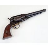 A Black Powder Remington Model 1858 Old Army Revolver. This .44 calibre pistol was manufactured in