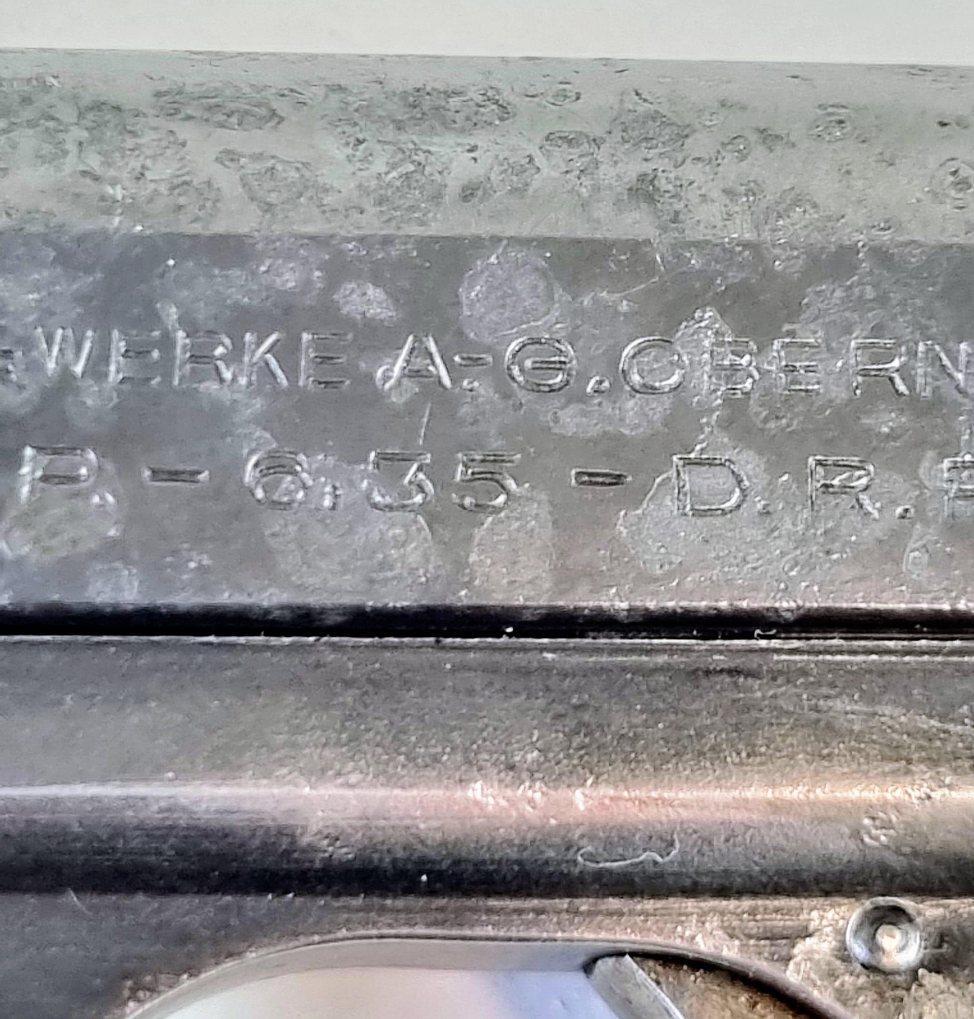 A Deactivated Mauser Oberndorf 25 ACP Pocket Pistol. 2.375 inch barrel. Vest pocket model. Metal - Image 9 of 14