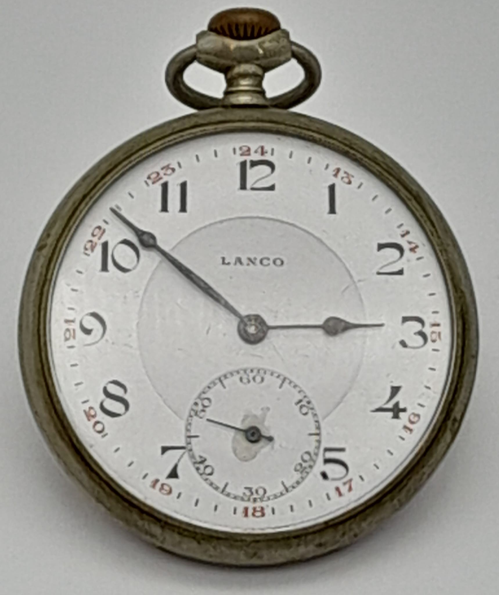 WW Imperial German Soldiers Pocket Watch. “God With Us” Buckle Centre on the back. Working.