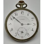 WW Imperial German Soldiers Pocket Watch. “God With Us” Buckle Centre on the back. Working.