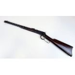 A Rare 1892 Winchester Saddle Ring Carbine Lever Action Rifle. 44WCF (44-40) calibre. Manufactured