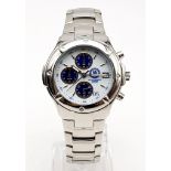 A Rare Chelsea FC Limited Edition Back to Back Champions Chronograph Watch. Authorised by Chelsea