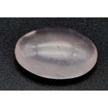 54 Ct Cabochon Rose Quartz, Oval Shape, IGL&I Certified