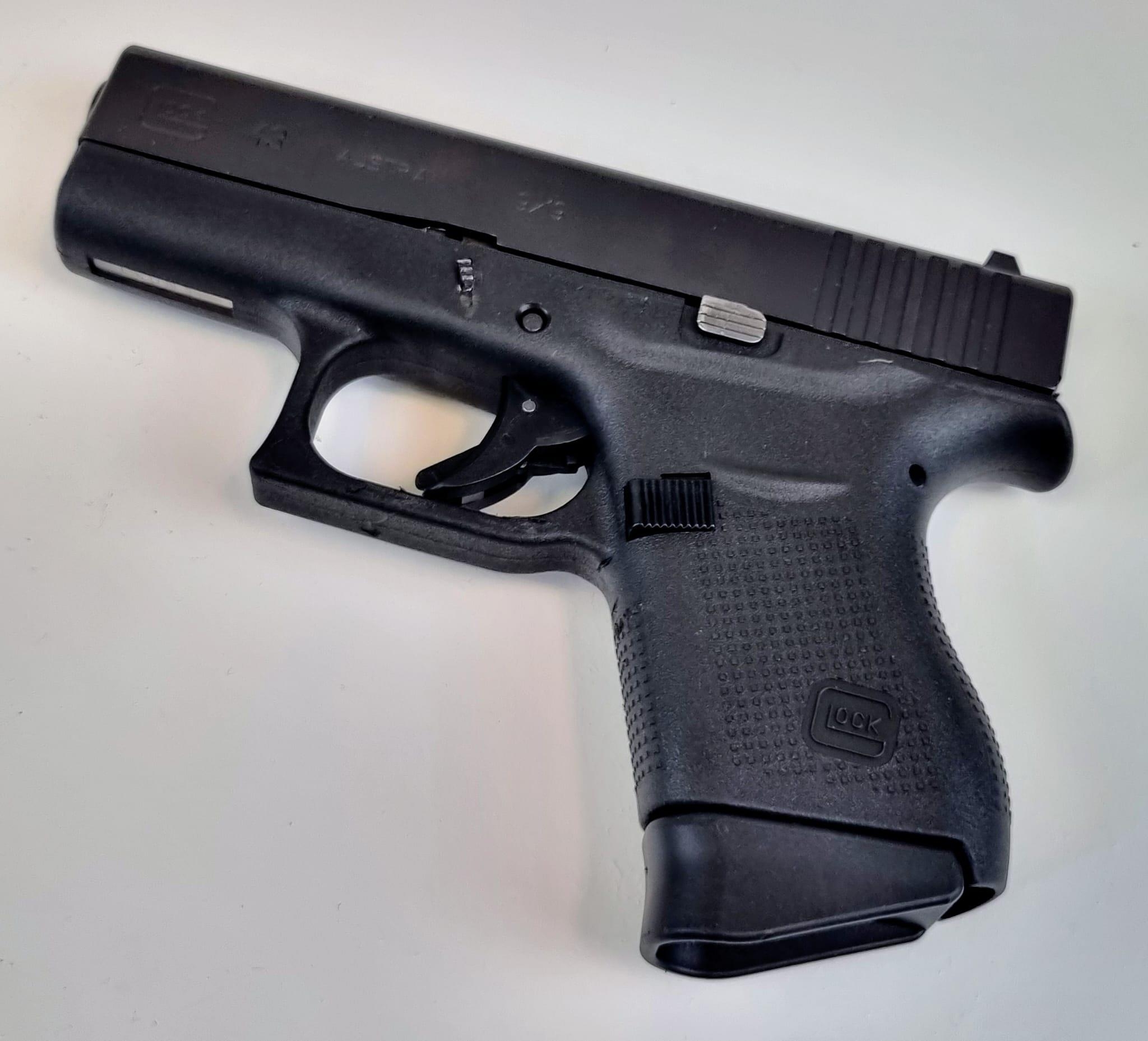 A Deactivated 9mm Model G43 Slimline Semi-Automatic Glock Pistol. - Image 4 of 22