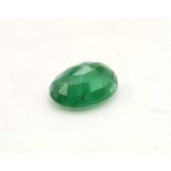 A 1.05ct Emerald Beryl (Enhanced). Oval cut. Comes with a certificate.