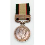 An India General Service Medal 1936 with Clasp - NORTH WEST FRONTIER 1937-39. Named to 15956 Sepoy
