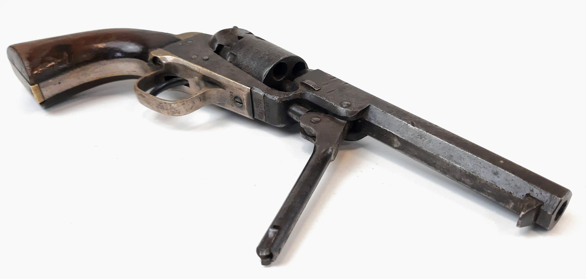 A Rare Antique Colt Black Powder Model 1849 Pocket Revolver. This .31 calibre gun was manufactured - Image 3 of 11