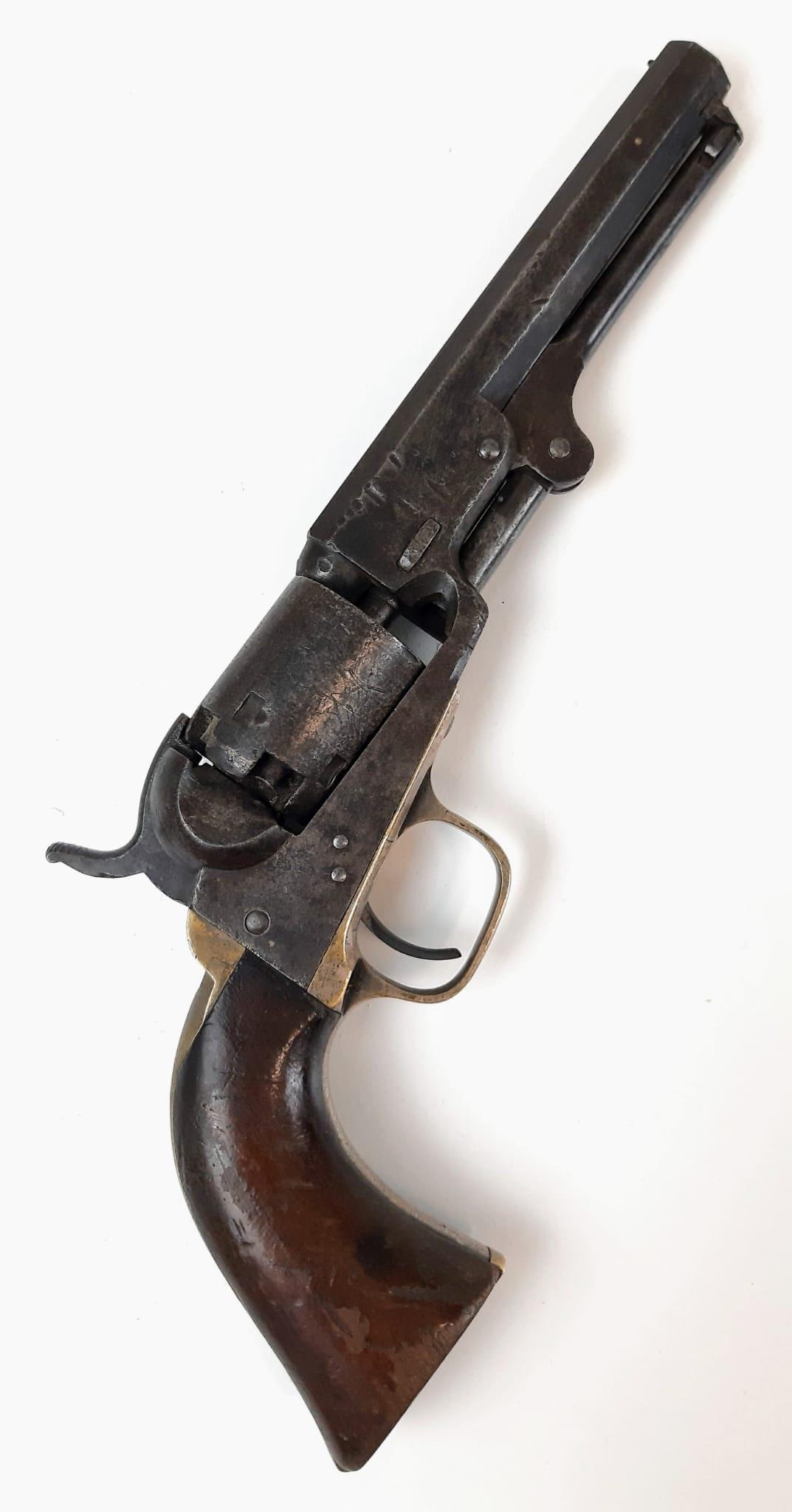 A Rare Antique Colt Black Powder Model 1849 Pocket Revolver. This .31 calibre gun was manufactured - Image 2 of 11