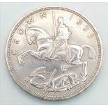 A Clean Condition 1935 Rocking Horse Crown Coin.
