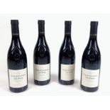Four Bottles of 2007 Roger Sabon ChateauNeuf Du-Pape Red Wine.