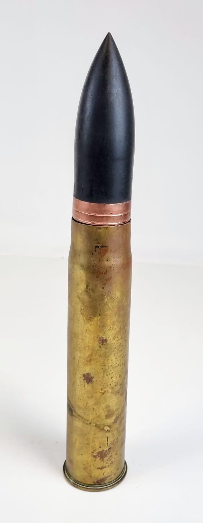 WW1 British MK1 Tank 6 Pounder Shell Case Dated 1916 (Battle of the Somme).