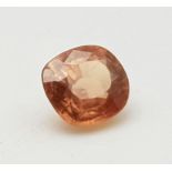 0.53 Ct Mixed Cut Yellow Sapphire, Oval Shape, IGL&I Certified