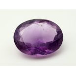 9.82 Ct Mixed Cut Amethyst, Oval Shape, IGL&I Certified