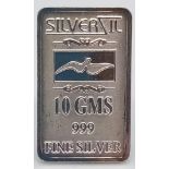 FINE SILVER 10G BAR