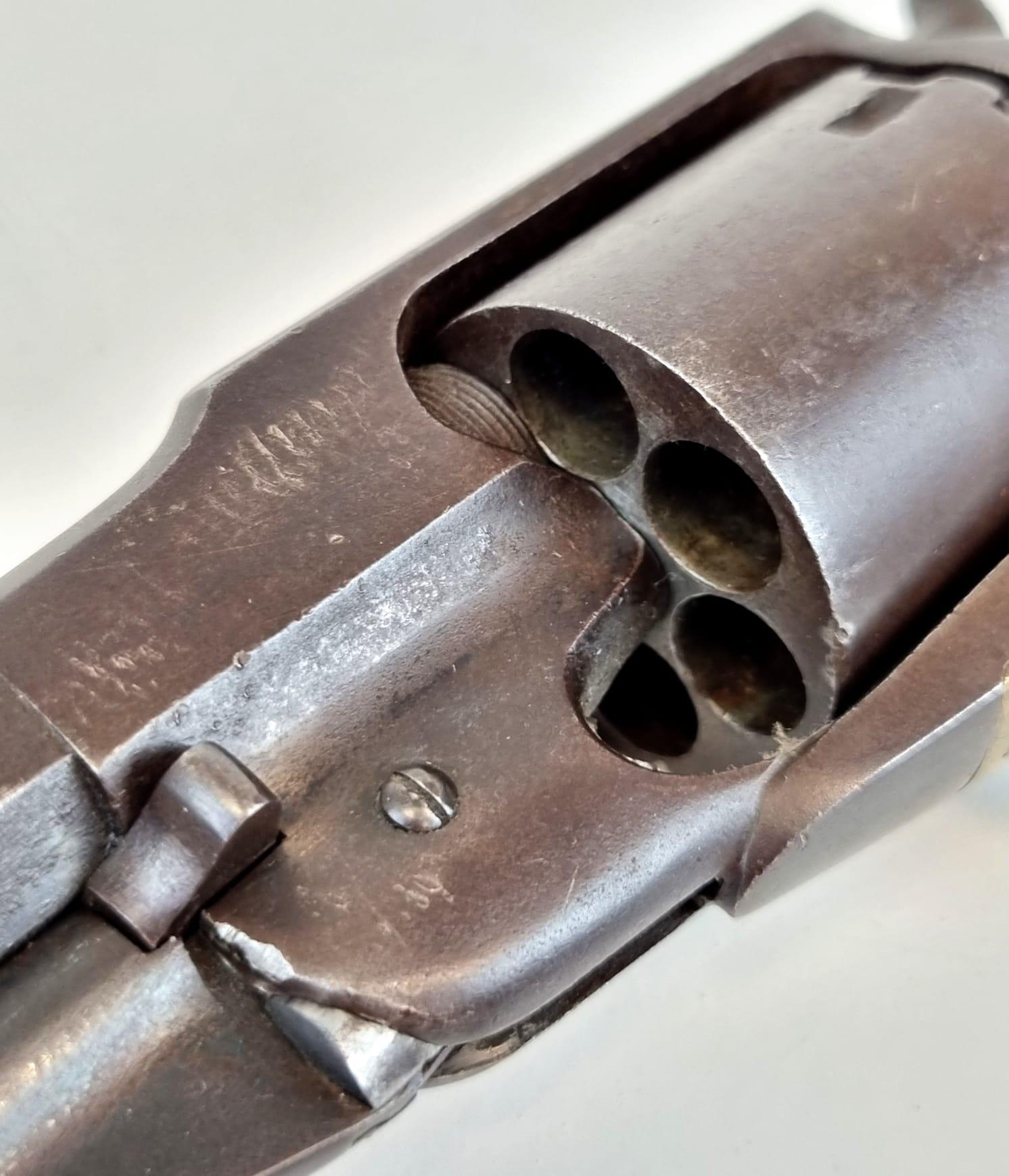 A Black Powder Remington Model 1858 Old Army Revolver. This .44 calibre pistol was manufactured in - Image 7 of 13