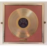 A Roy Orbison Fantasy Gold Record for His 1963 Hit - In Dreams. Comes in a frame - 40 x 40cm