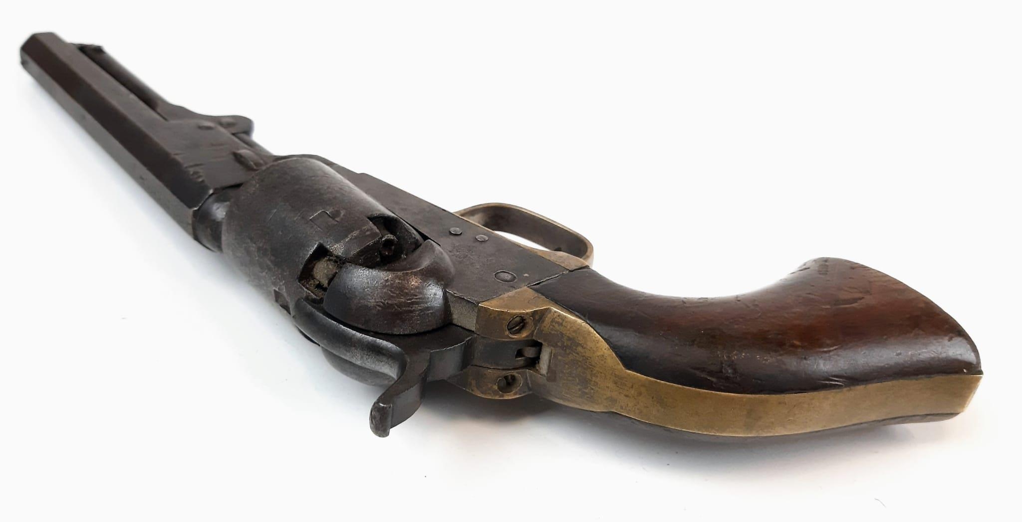 A Rare Antique Colt Black Powder Model 1849 Pocket Revolver. This .31 calibre gun was manufactured - Bild 5 aus 11