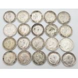 20 x Threepence Silver Pieces. Please see photos for finer details and conditions.