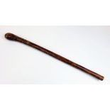 A Vintage or Antique African Hardwood Runga (Throwing Stick or Club). 57cm Length