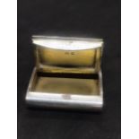 Antique style very solid and chunky gilt sterling solid silver snuff box or pill box in great
