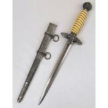 WW2 German 2nd Model Luftwaffe Dagger by Paul Weyersberg & Co Solingen. Very Good Condition.