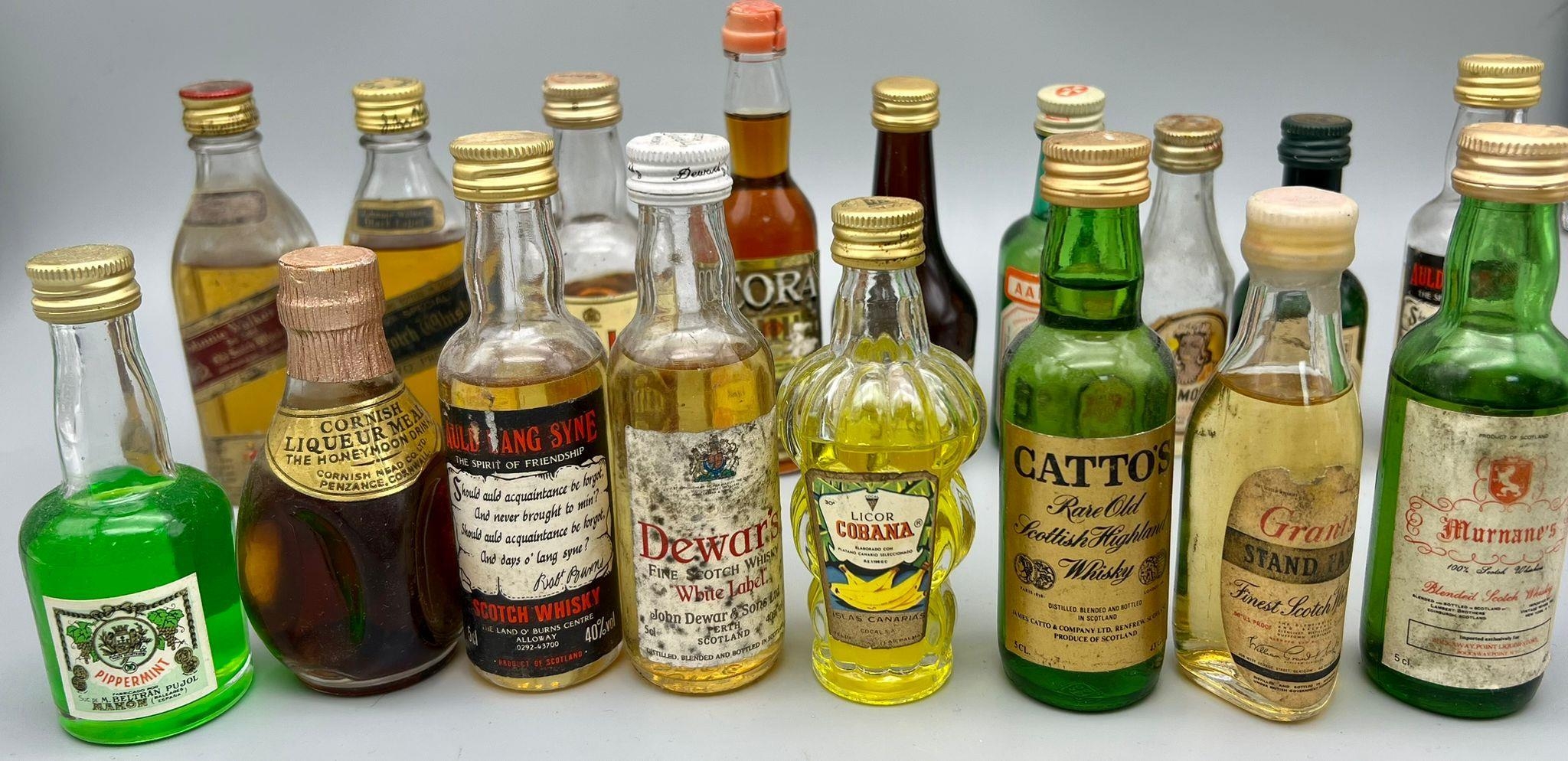 A selection of 30 assorted of miniature bottles of booze. See pictures for more info. - Bild 4 aus 5