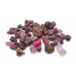 209.85 Ct Rough Earth Mined Ruby Lot.