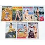 Seven Rare Vintage (1950s) Spick and Span Erotic Books. Includes the story - Young Bride Touched Pir