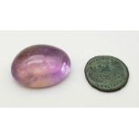 282.8ct Cabochon Natural Certified Amethyst and a 1800yr old Roman Coin.