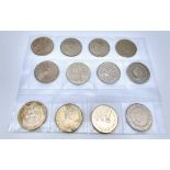 A Parcel of British Coinage Comprising; An Original Britain’s First Decimal Coin Pack, 4 x Silver Cr