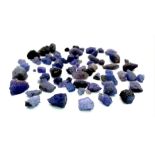 222.20 Ct Rough Earth Mined Tanzanite Lot.