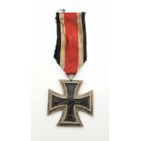 WW2 German Iron Cross 2nd Class Stamped Ring.