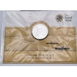 Mint Condition, Royal Mint ‘Outbreak of WW1’ Anniversary 2014 £20 Fine Silver Coin in unopened pack