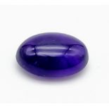 33.30 Ct Cabochon Bolivian Amethyst, Oval Shape, GLI Certified