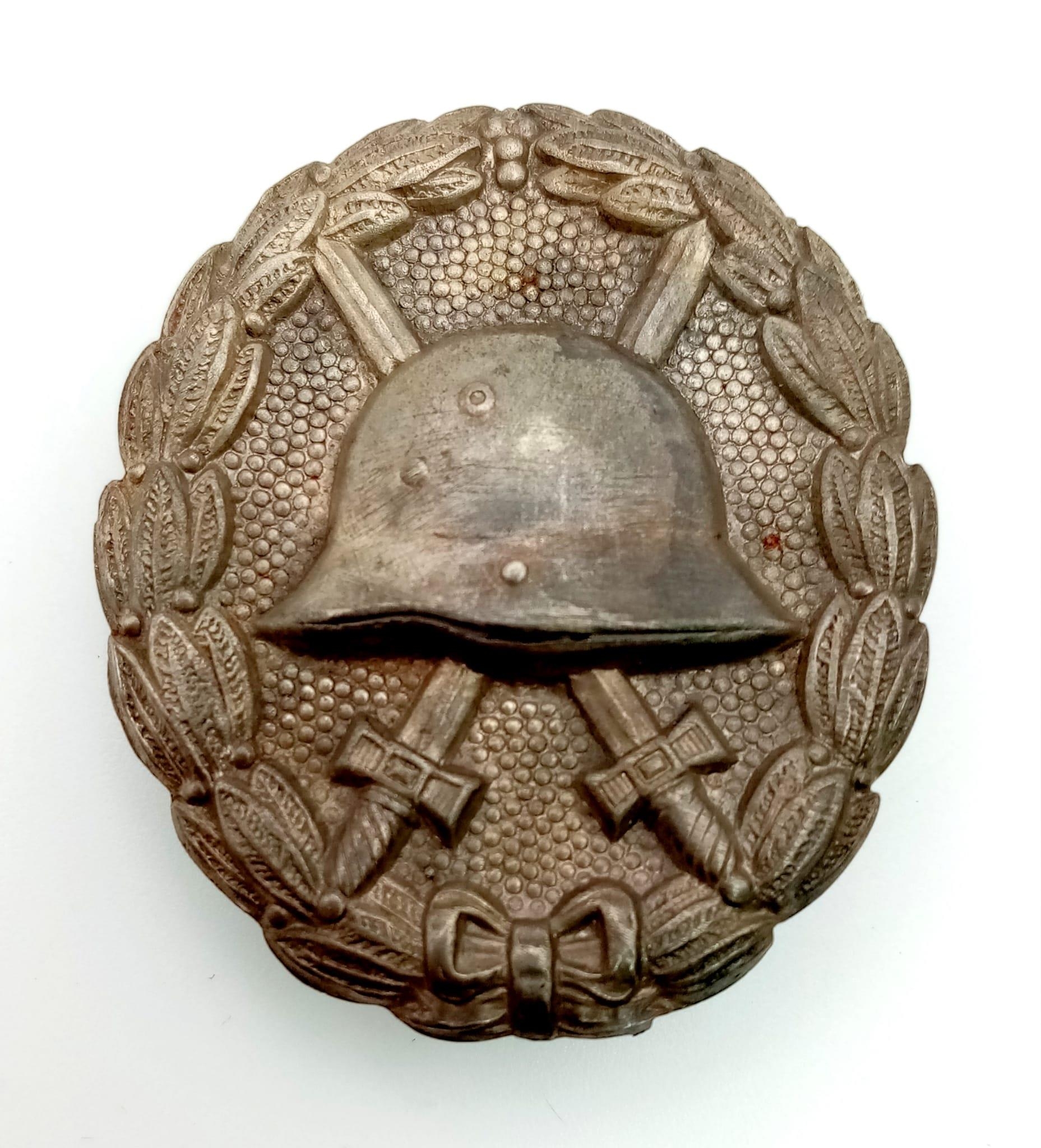 WW1 Imperial German Silver Grade 2nd Class Wound Badge.