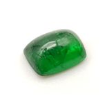 1.13ct Natural Tsavorite. Cushion Cabochon IGLI&I certified.