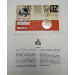 Excellent Condition Great Britain at War ‘Evacuees’ First Day Cover One Crown Coin and Stamp Dated