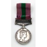 General Service Medal 1918-62 with Cyprus Bar. Awarded to 23422333 Signalman A.Dakin Royal Signals.
