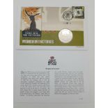 Excellent Condition Great Britain at War ‘Women in Factories’ First Day Cover One Crown Coin and