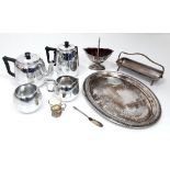 A collection of table ware, some silver plate (EPNS), some TOWERBRITE examples.
