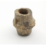 Ancient Roman Lead Spindle Whorl 1 - 3rd Century AD DIMENSION: 8mm x 13mm WEIGHT: 5.6g MATERIAL: