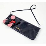 A Miu Miu Black Leather Pencil Handbag. Zipped interior compartment. Comes with a Miu Miu bag. 23