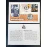 Excellent Condition Great Britain at War ‘Winston Churchill’ First Day Cover One Crown Coin and