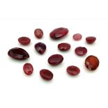A 136ct Ruby Lot.