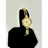 Vintage 9ct gold Rolex Tudor ladies watch , sold as found