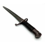An Antique Martini Bayonet. Military markings on blade. No scabbard. Please see photos for