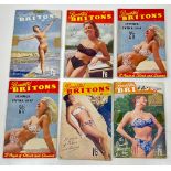Six Copies of the 1950s Saucy Magazine - Beautiful Britons. A/F